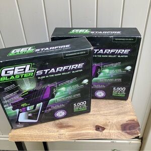 Gel Blaster Starfire gun pellet blaster set of TWO NWT